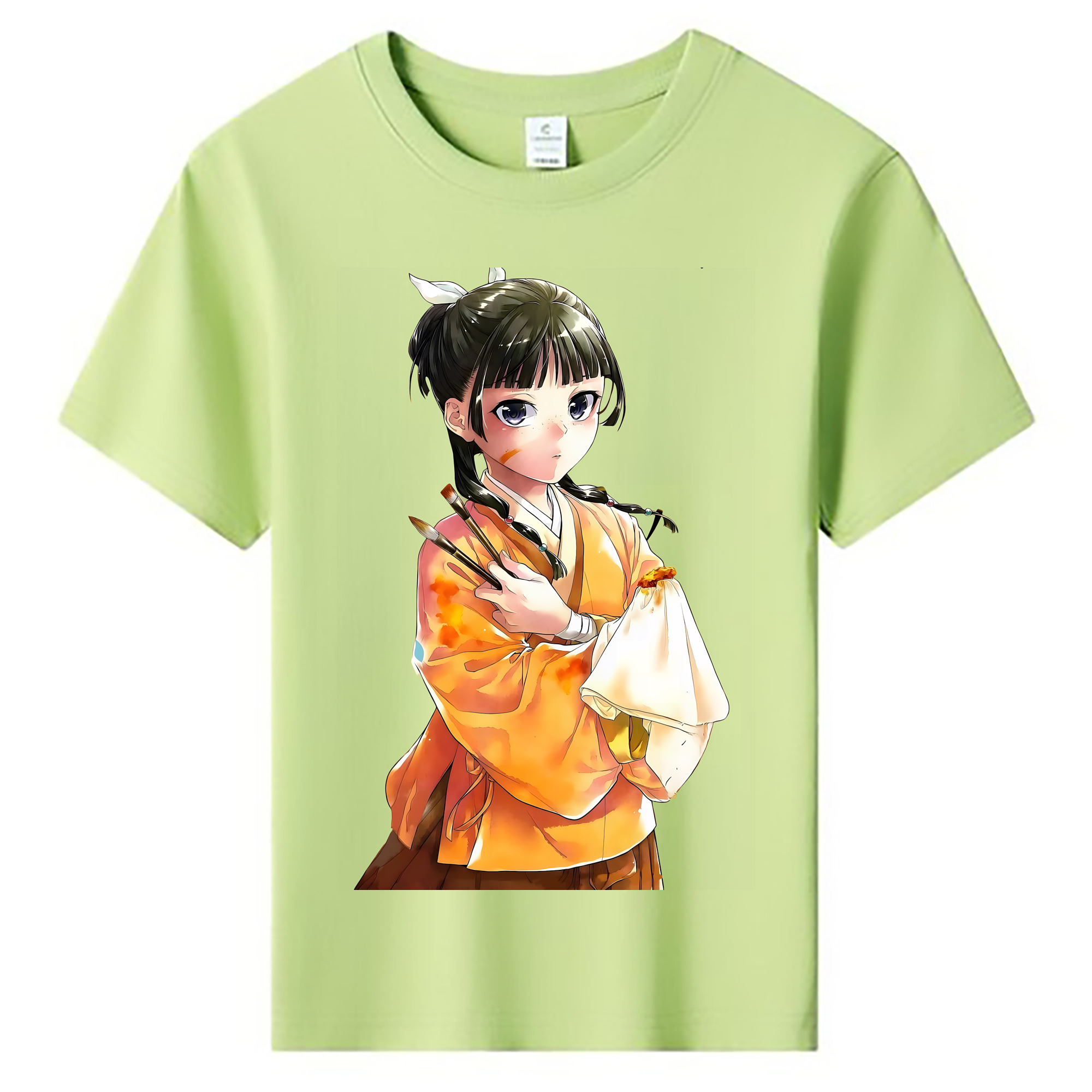 （画像用） 薬屋のひとりごと The Apothecary Diaries 綿100％キッズTシャツ（フロントプリント）